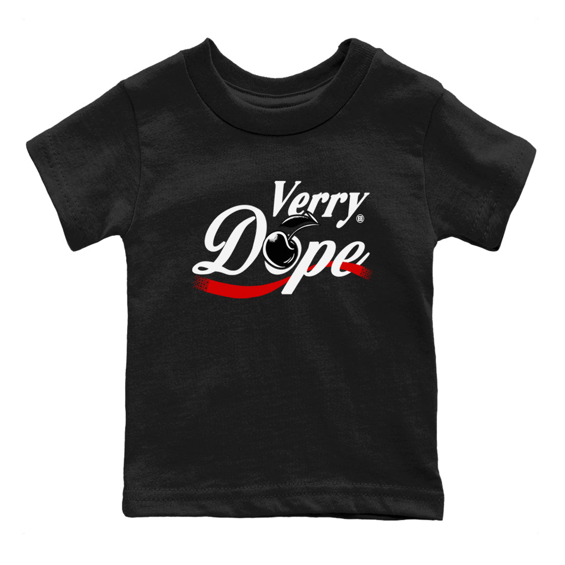 11s Cherry shirts to match jordans Verry Dope sneaker match tees Air Jordan 11 Retro Cherry match shoes to clothes SNRT Sneaker Tees Youth Baby Black 2 tee