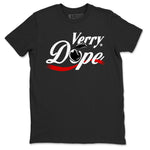 11s Cherry shirts to match jordans Verry Dope sneaker match tees Air Jordan 11 Retro Cherry match shoes to clothes SNRT Sneaker Tees unisex cotton Black 2 shirts