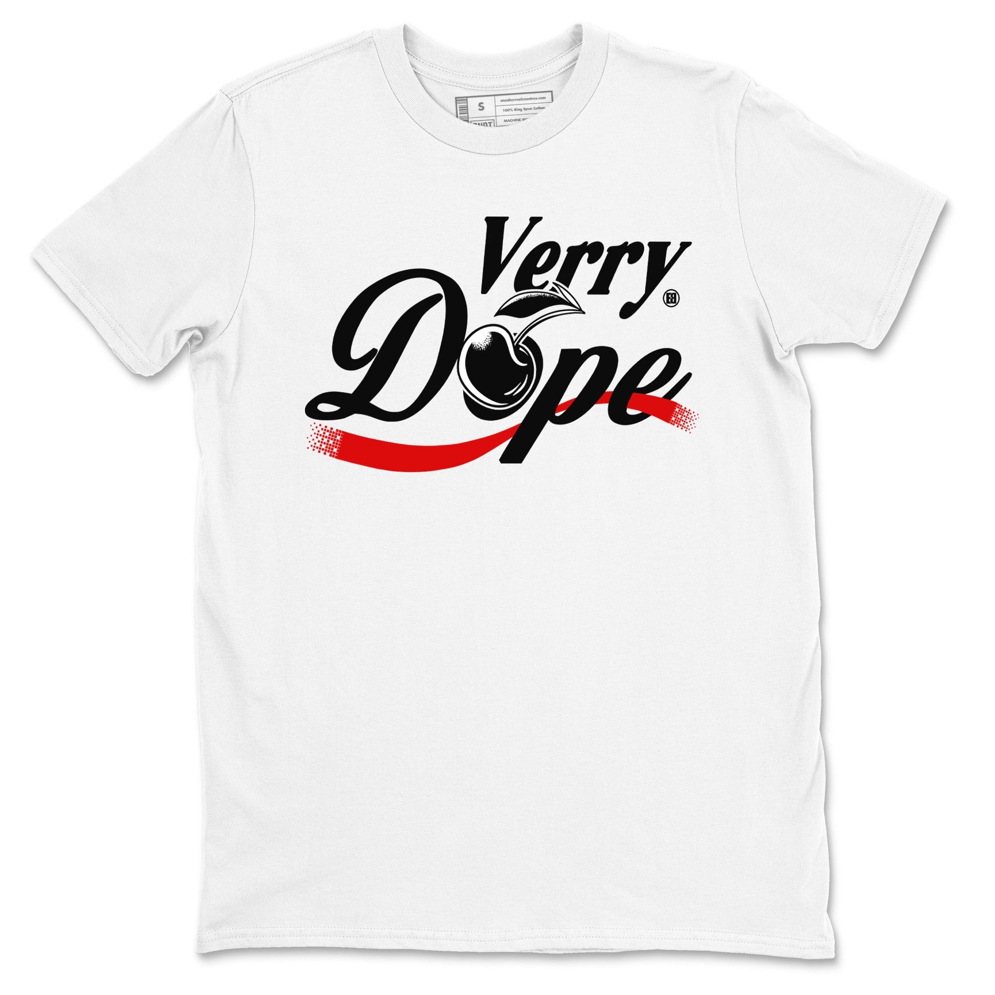 11s Cherry shirts to match jordans Verry Dope sneaker match tees Air Jordan 11 Retro Cherry match shoes to clothes SNRT Sneaker Tees unisex cotton White 2 shirts