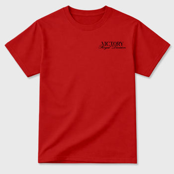 Victory Graphic T-Shirt sneaker match tee designed for the sneakers, featuring coordinated color options for a perfect streetwear match. Red shirt.