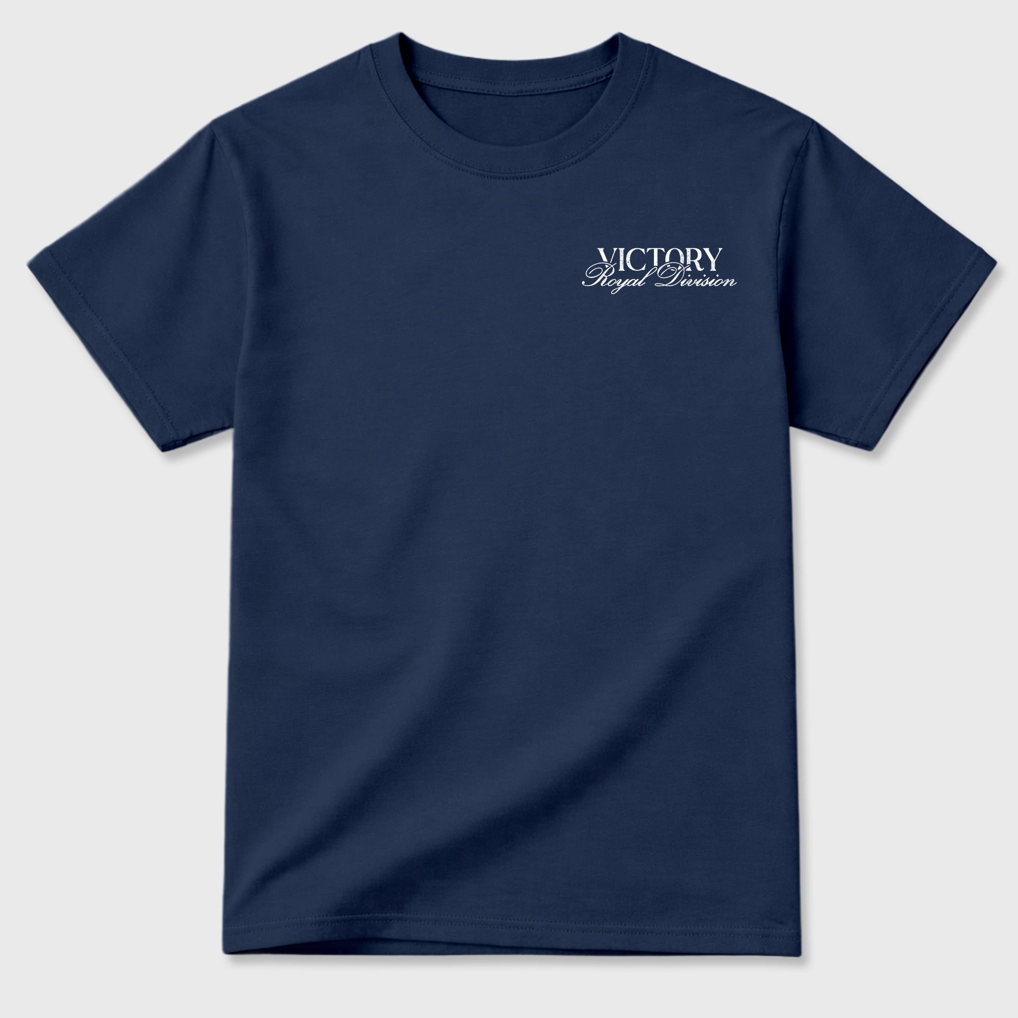 Victory Graphic T-Shirt featuring original streetwear artwork designed to match the . Navy Graphic T-Shirt.