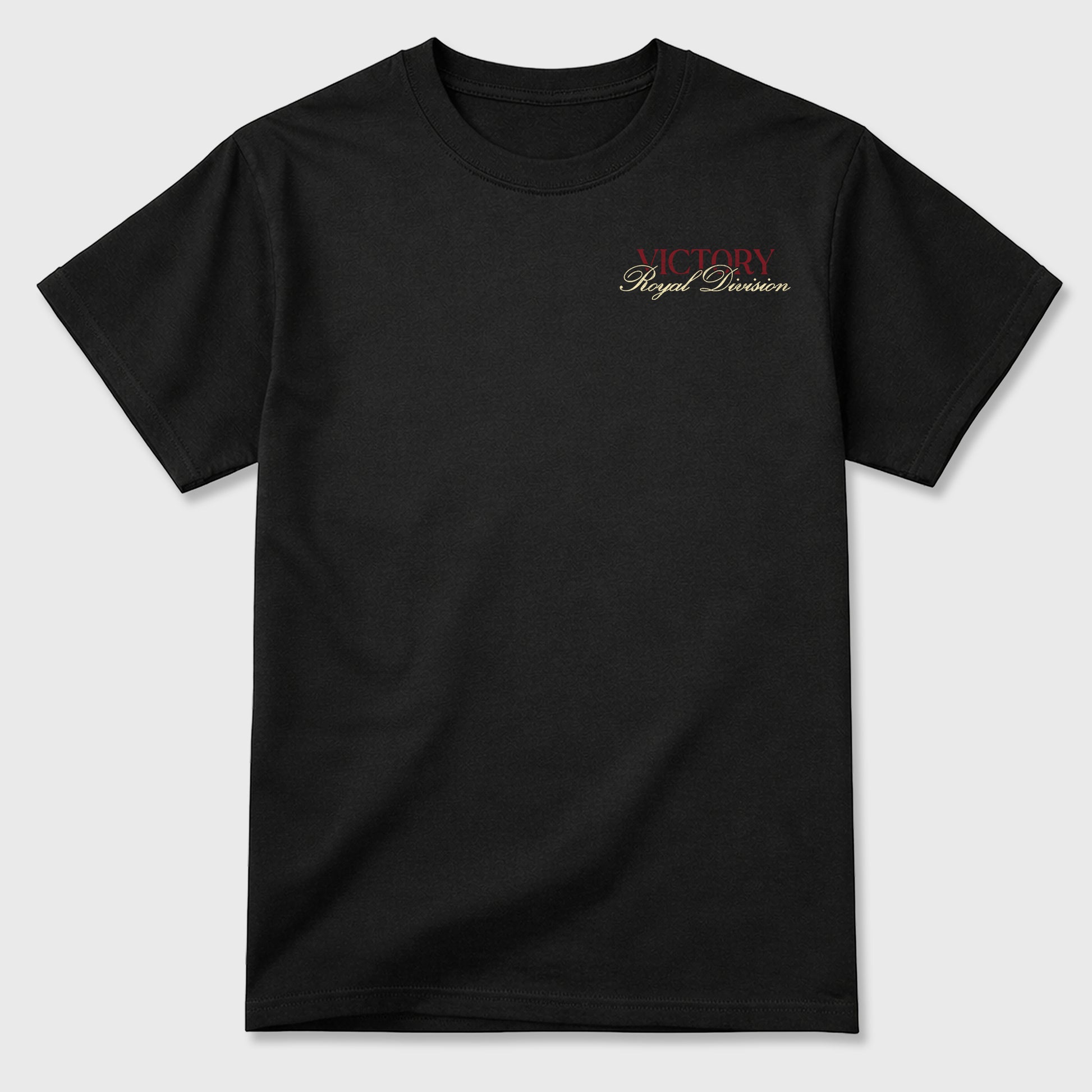 Victory Graphic T-Shirt sneaker match tee designed for the 3s Burgundy Bin 23, featuring coordinated color options for a perfect streetwear match. Black shirt.