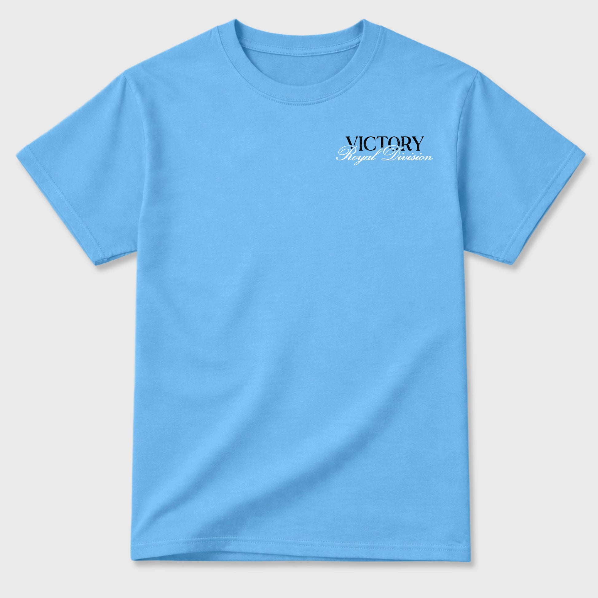 Victory Graphic T-Shirt sneaker match tee designed for the 5s Black Carolina, featuring coordinated color options for a perfect streetwear match. Carolina Blue shirt.