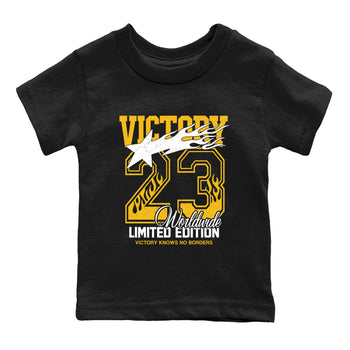 Sneaker match tees – Sneaker Tees To Match Air Jordan 5 Tokyo Shoes – Victory Knows No Borders Kids T-Shirt Black 2