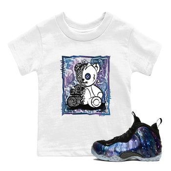 Air Foamposite One Galaxy Shirts To Match Jordans Vintage Bear Sneaker Shirts Air Foamposite 1 Galaxy SNRT Sneaker Release Tees Baby Youth Toddler White 1 crew neck shirts