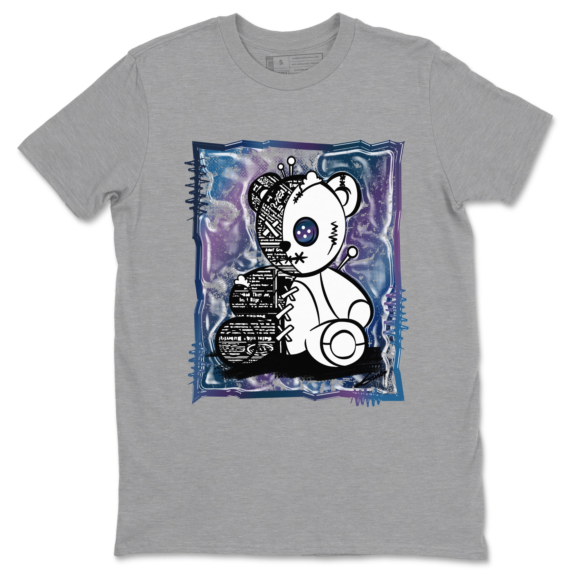 Air Foamposite One Galaxy Shirts To Match Jordans Vintage Bear Sneaker Shirts Air Foamposite 1 Galaxy SNRT Sneaker Release Tees Unisex Cotton Crew Neck Heather Grey 2 crew neck shirts