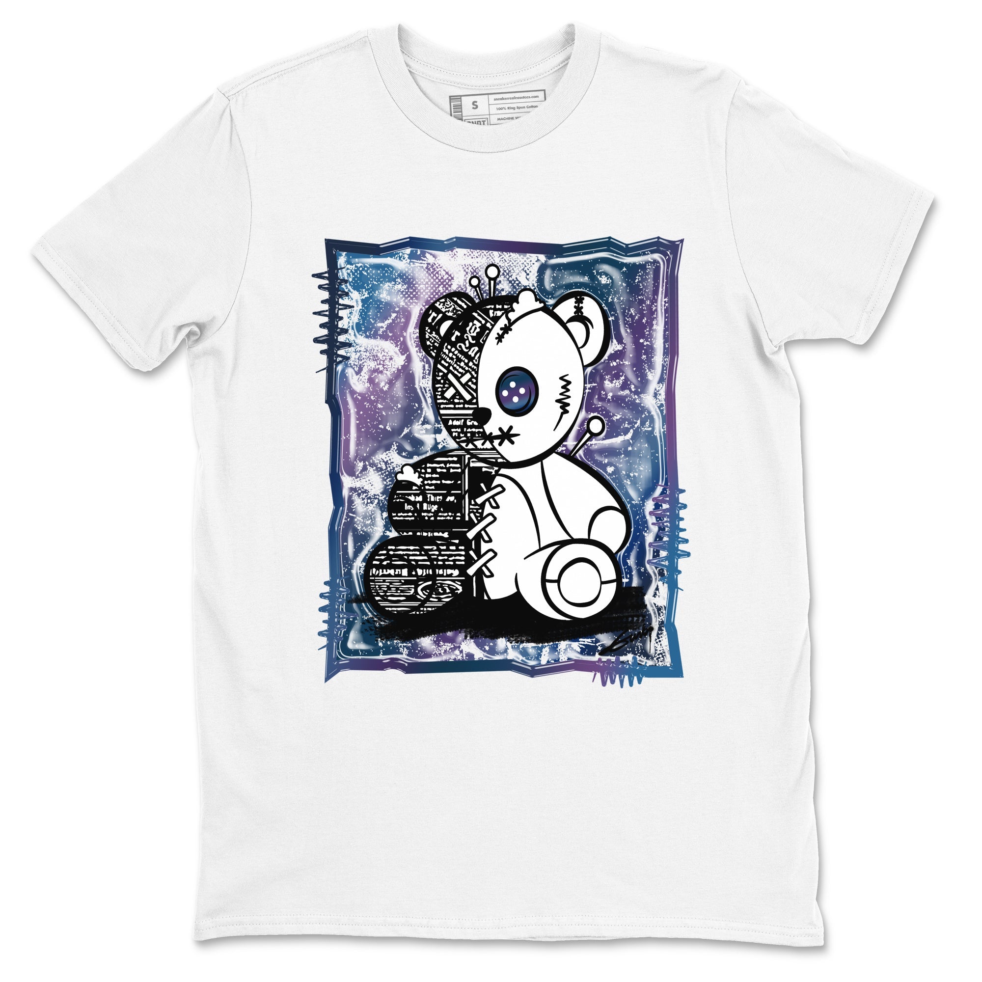 Air Foamposite One Galaxy Shirts To Match Jordans Vintage Bear Sneaker Shirts Air Foamposite 1 Galaxy SNRT Sneaker Release Tees Unisex Cotton Crew Neck White 2 crew neck shirts