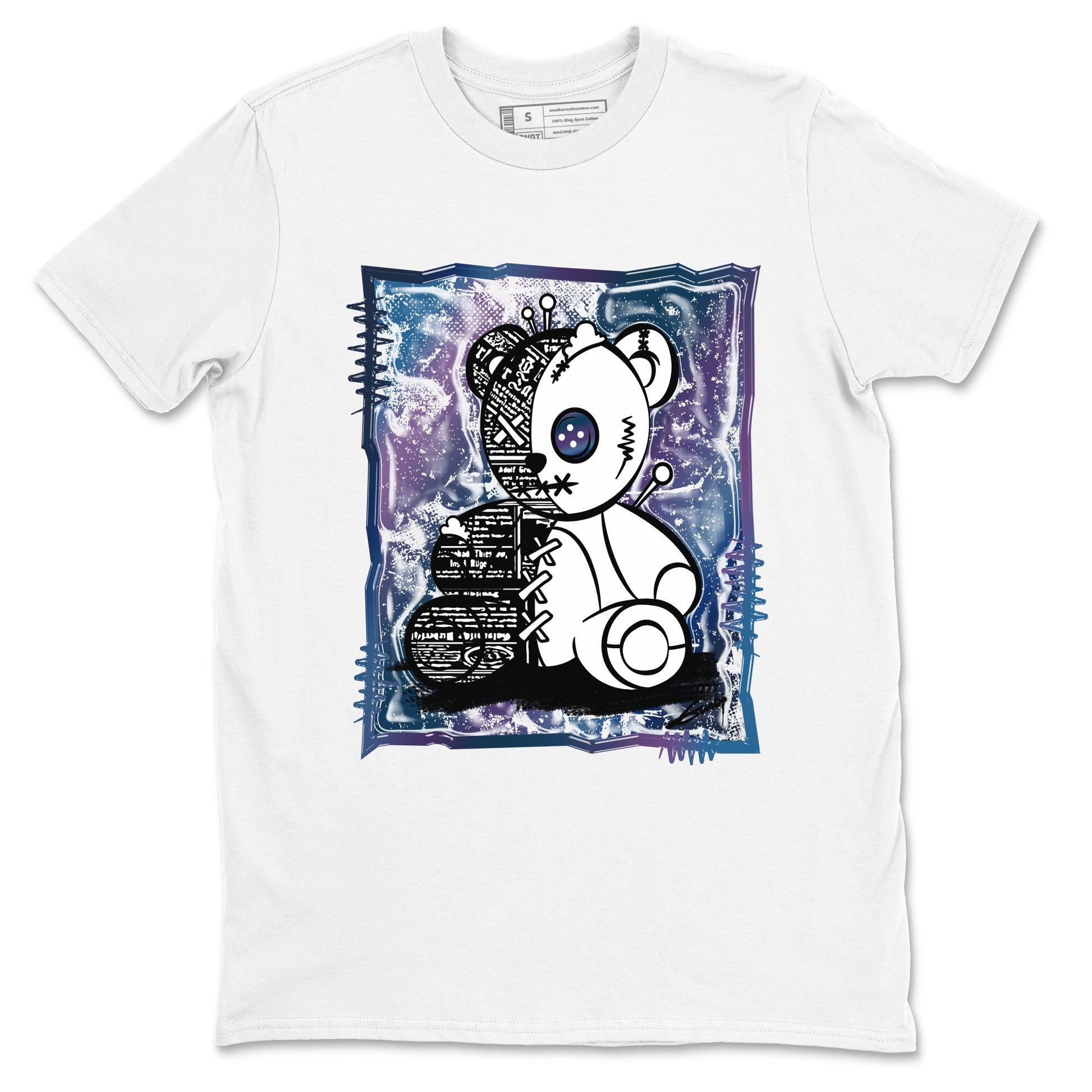 Air Foamposite One Galaxy Shirts To Match Jordans Vintage Bear Sneaker Shirts Air Foamposite 1 Galaxy SNRT Sneaker Release Tees Unisex Cotton Crew Neck White 2 crew neck shirts