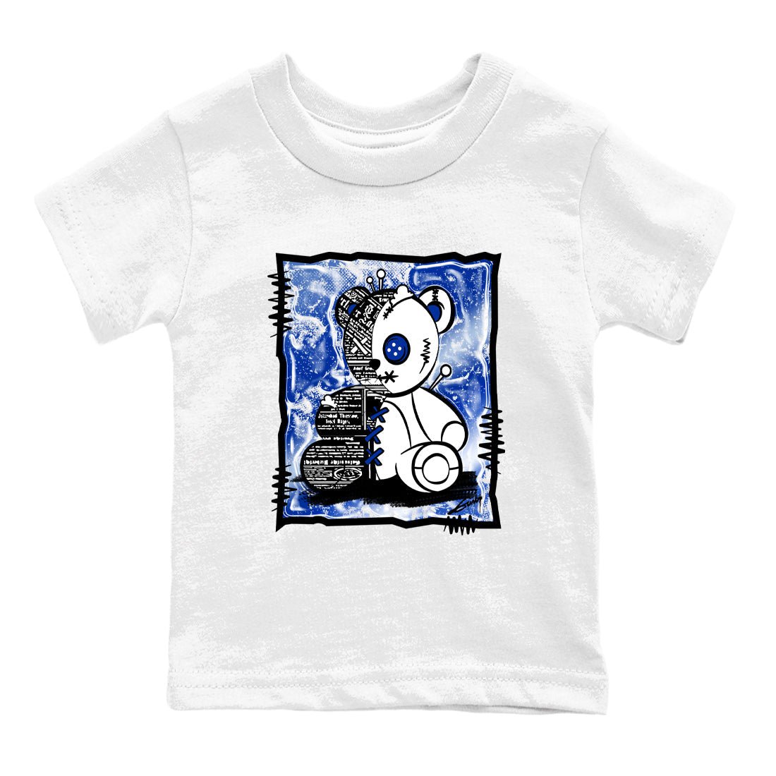 Air Foamposite One Royal shirts to match jordans Vintage Bear sneaker match tees Foams One Royal match shoes to clothes SNRT Sneaker Tees Youth Baby White 2 tee
