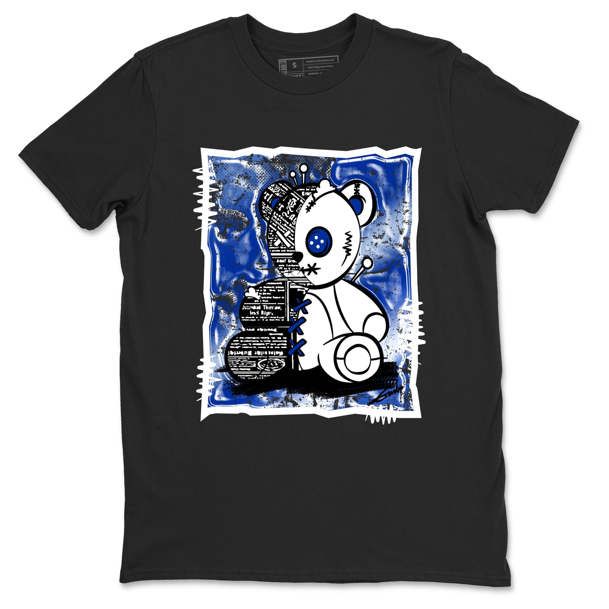 Air Foamposite One Royal shirts to match jordans Vintage Bear sneaker match tees Foams One Royal match shoes to clothes SNRT Sneaker Tees unisex cotton Black 2 shirts