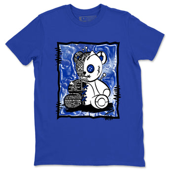 Air Foamposite One Royal shirts to match jordans Vintage Bear sneaker match tees Foams One Royal match shoes to clothes SNRT Sneaker Tees unisex cotton Royal Blue 2 shirts