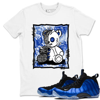 Air Foamposite One Royal shirts to match jordans Vintage Bear sneaker match tees Foams One Royal match shoes to clothes SNRT Sneaker Tees unisex cotton White 1 shirts