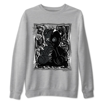 3s Black Cat shirts to match jordans Vintage Bear best t shirts to wear with jordans AJ3 Retro Black Cat match shoes to clothes SNRT Sneaker Tees unisex cotton Heather Grey 2 shirts