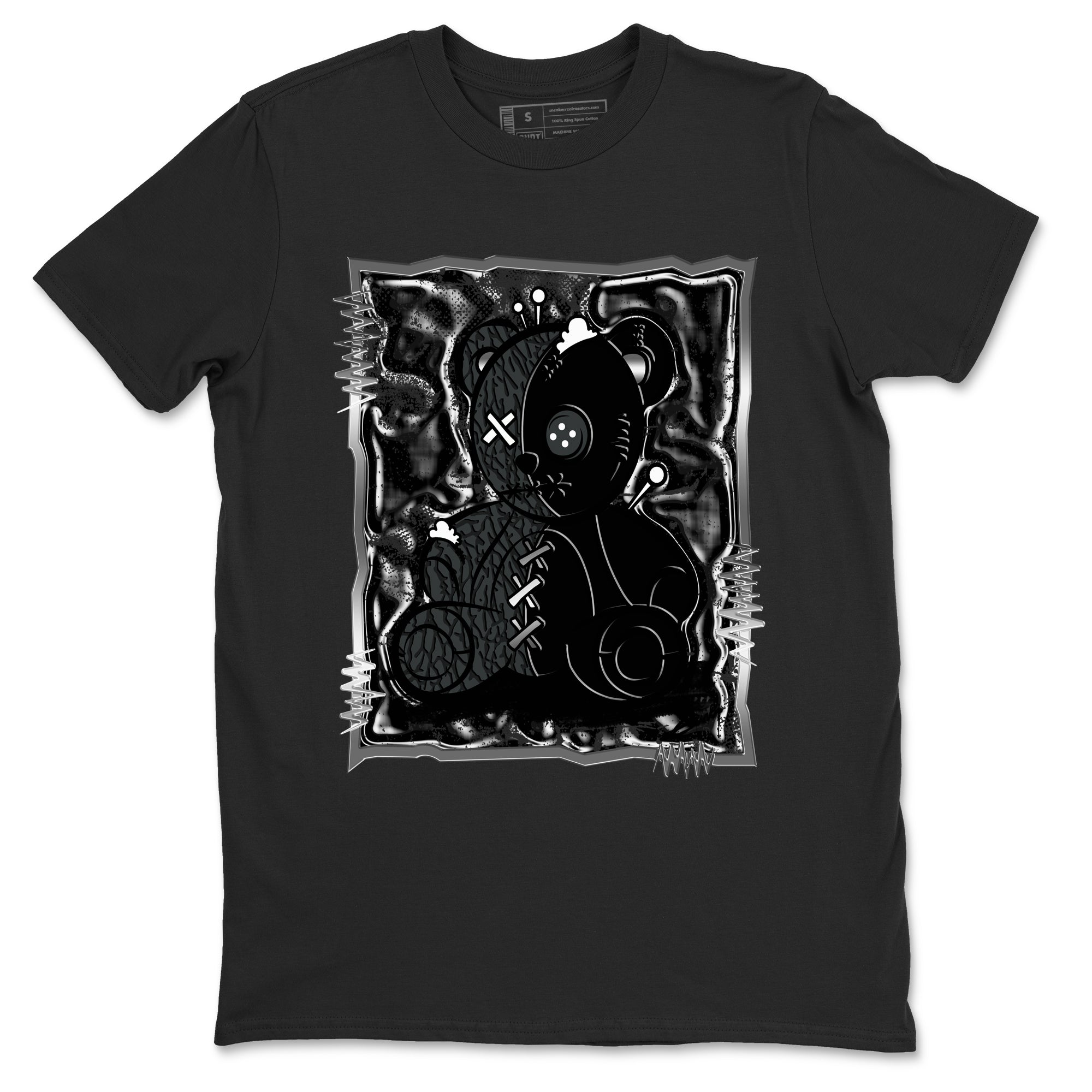 3s Black Cat shirts to match jordans Vintage Bear best t shirts to wear with jordans AJ3 Retro Black Cat match shoes to clothes SNRT Sneaker Tees unisex cotton Black 2 shirts