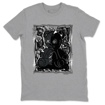 3s Black Cat shirts to match jordans Vintage Bear best t shirts to wear with jordans AJ3 Retro Black Cat match shoes to clothes SNRT Sneaker Tees unisex cotton Heather Grey 2 shirts