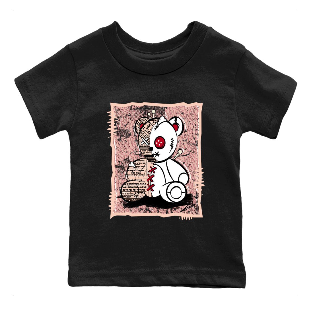 3s Valentines Day shirts to match jordans Vintage Bear best t shirts to wear with jordans Air Jordan 3 Valentines Day match shoes to clothes SNRT Sneaker Tees Youth Baby Black 2 tee