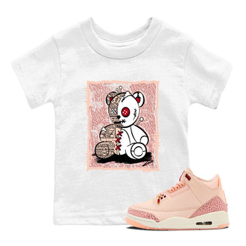 3s Valentines Day shirts to match jordans Vintage Bear best t shirts to wear with jordans Air Jordan 3 Valentines Day match shoes to clothes SNRT Sneaker Tees Youth Baby White 1 tee