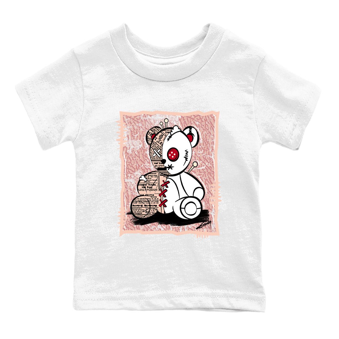 3s Valentines Day shirts to match jordans Vintage Bear best t shirts to wear with jordans Air Jordan 3 Valentines Day match shoes to clothes SNRT Sneaker Tees Youth Baby White 2 tee