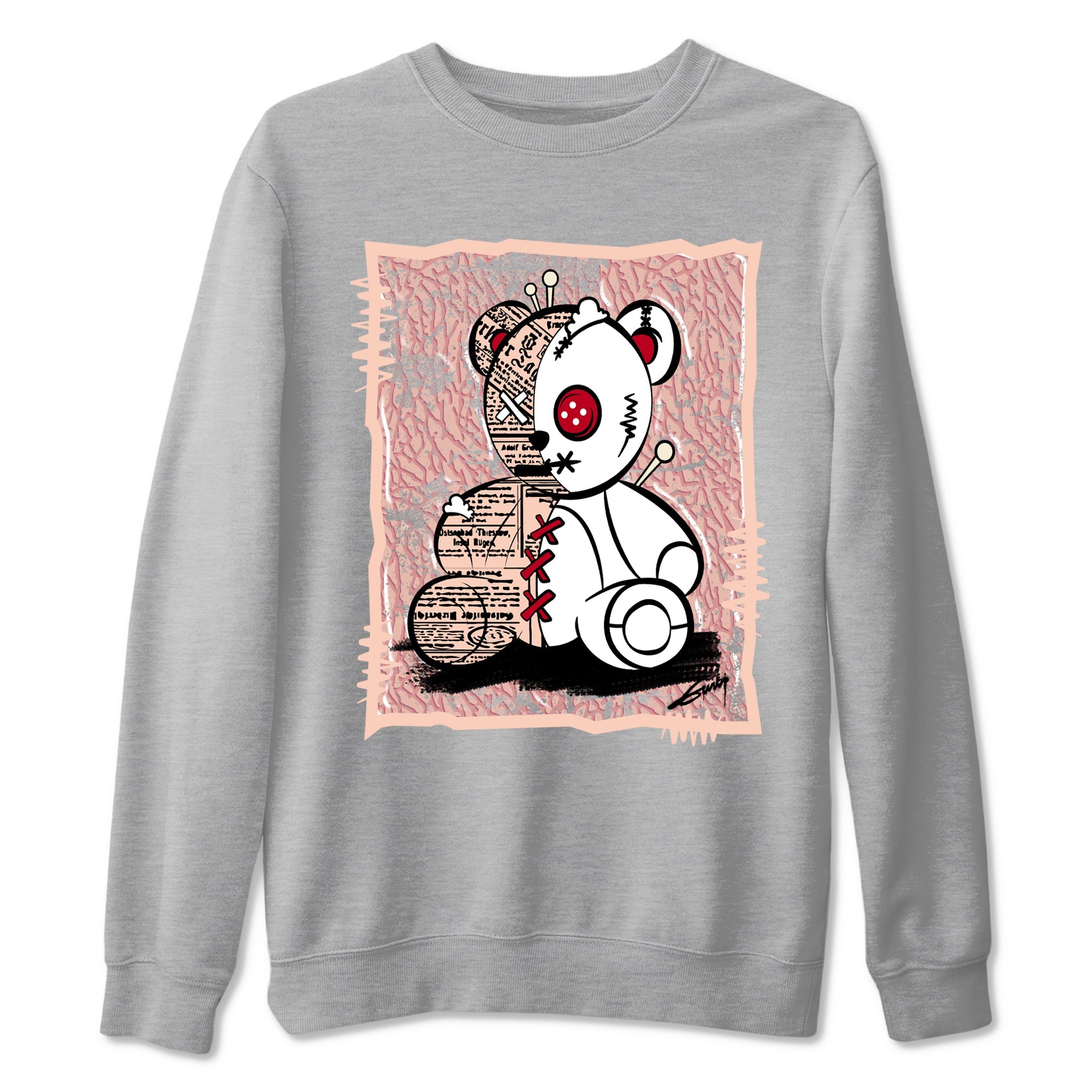 3s Valentines Day shirts to match jordans Vintage Bear best t shirts to wear with jordans Air Jordan 3 Valentines Day match shoes to clothes SNRT Sneaker Tees unisex cotton Heather Grey 2 shirts