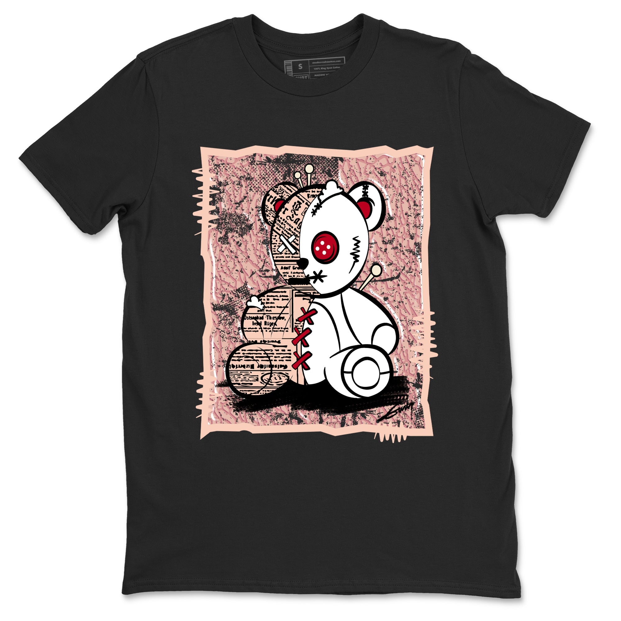 3s Valentines Day shirts to match jordans Vintage Bear best t shirts to wear with jordans Air Jordan 3 Valentines Day match shoes to clothes SNRT Sneaker Tees unisex cotton Black 2 shirts