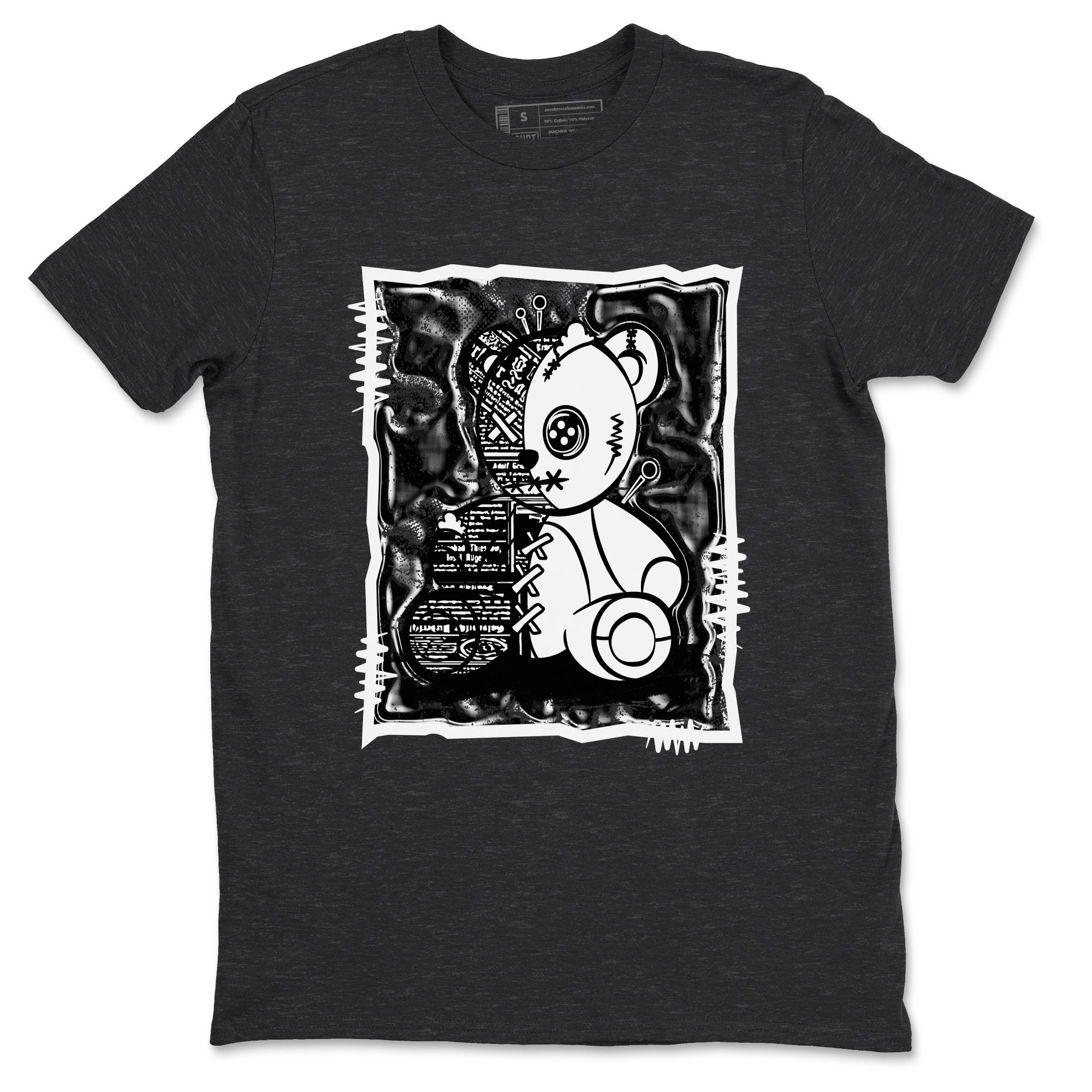 4s White Thunder shirts to match jordans Vintage Bear sneaker match tees Air Jordan 4 White Thunder SNRT Sneaker Release Tees unisex cotton Charcoal Heather 2 crew neck shirts