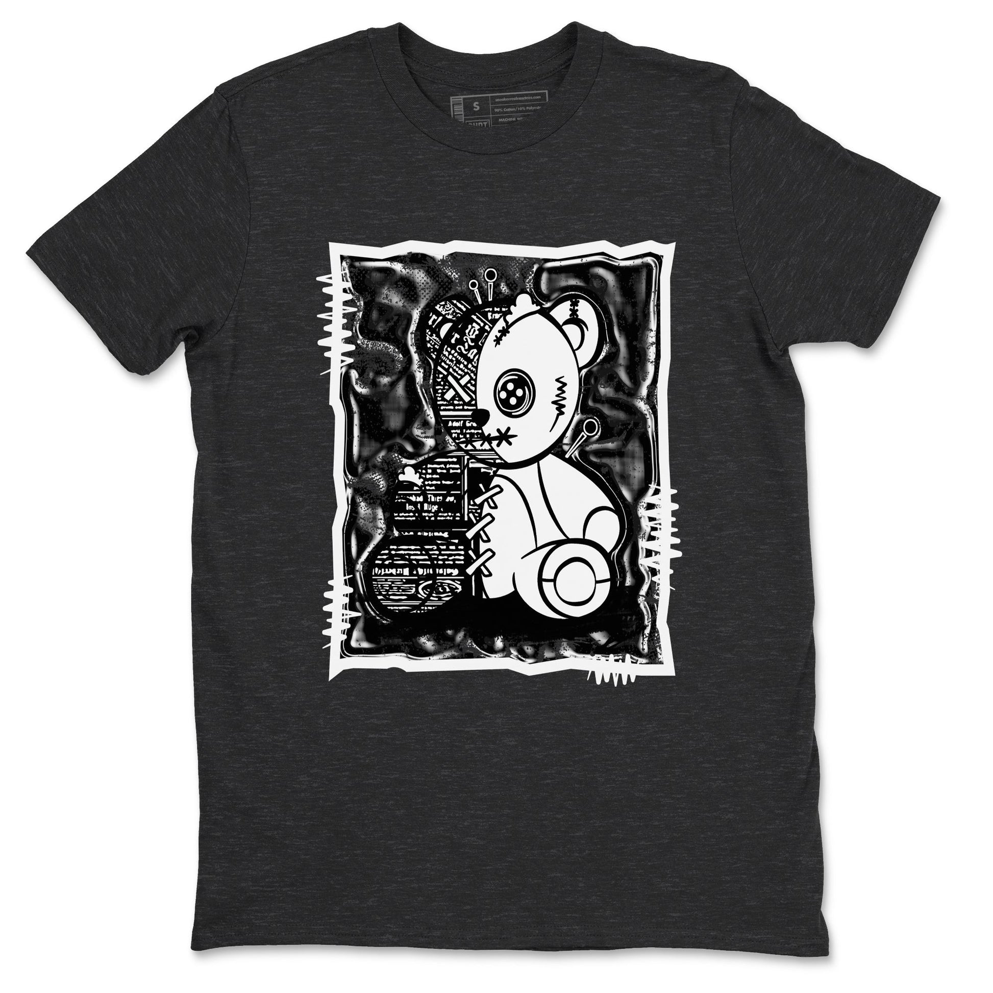 4s White Thunder shirts to match jordans Vintage Bear sneaker match tees Air Jordan 4 White Thunder SNRT Sneaker Release Tees unisex cotton Charcoal Heather 2 crew neck shirts