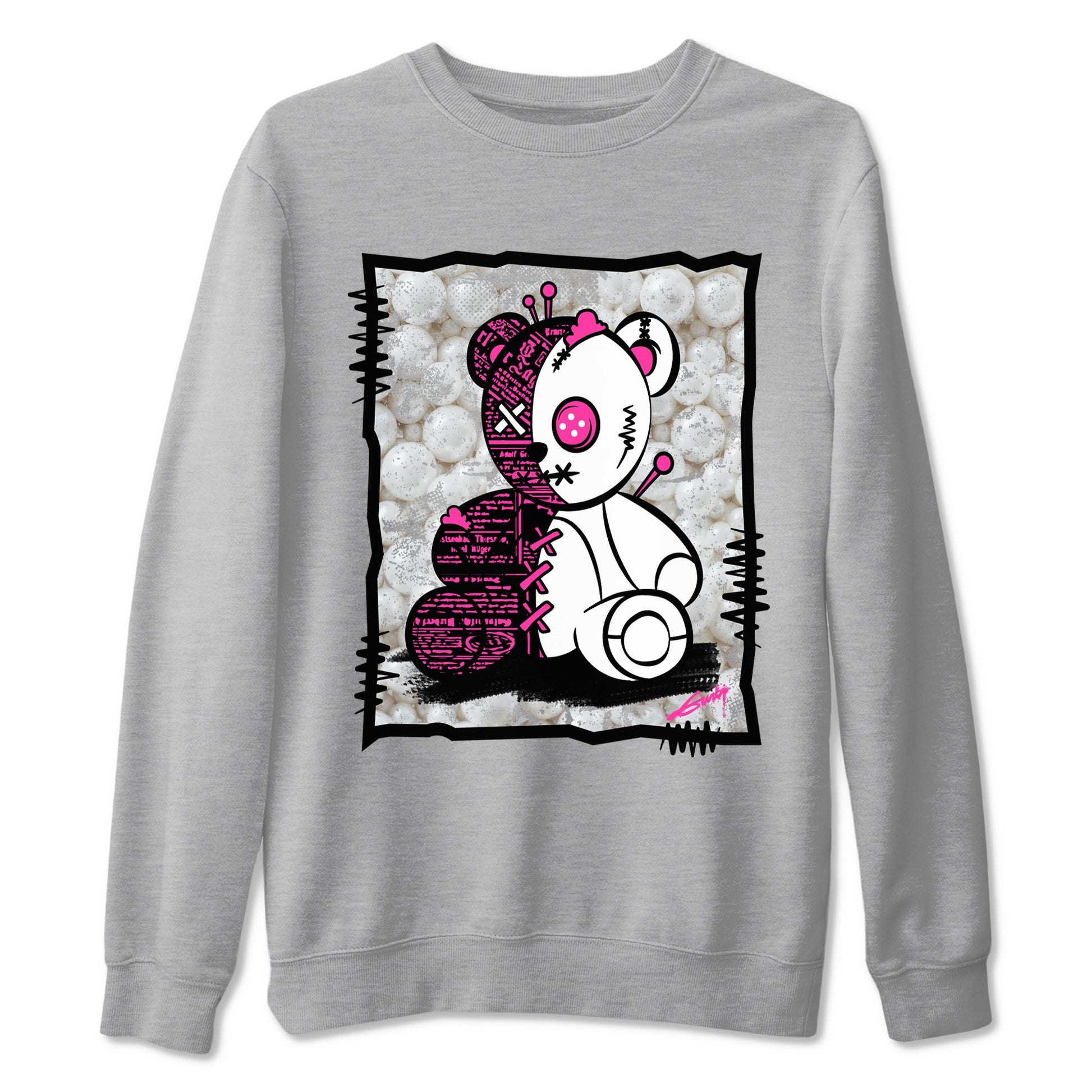 Nike KD 4 Retro Aunt Pearl shirts to match jordans Vintage Bear sneaker match tees Nike KD 4 Aunt Pearl match shoes to clothes SNRT Sneaker Tees unisex cotton Heather Grey 2 shirts