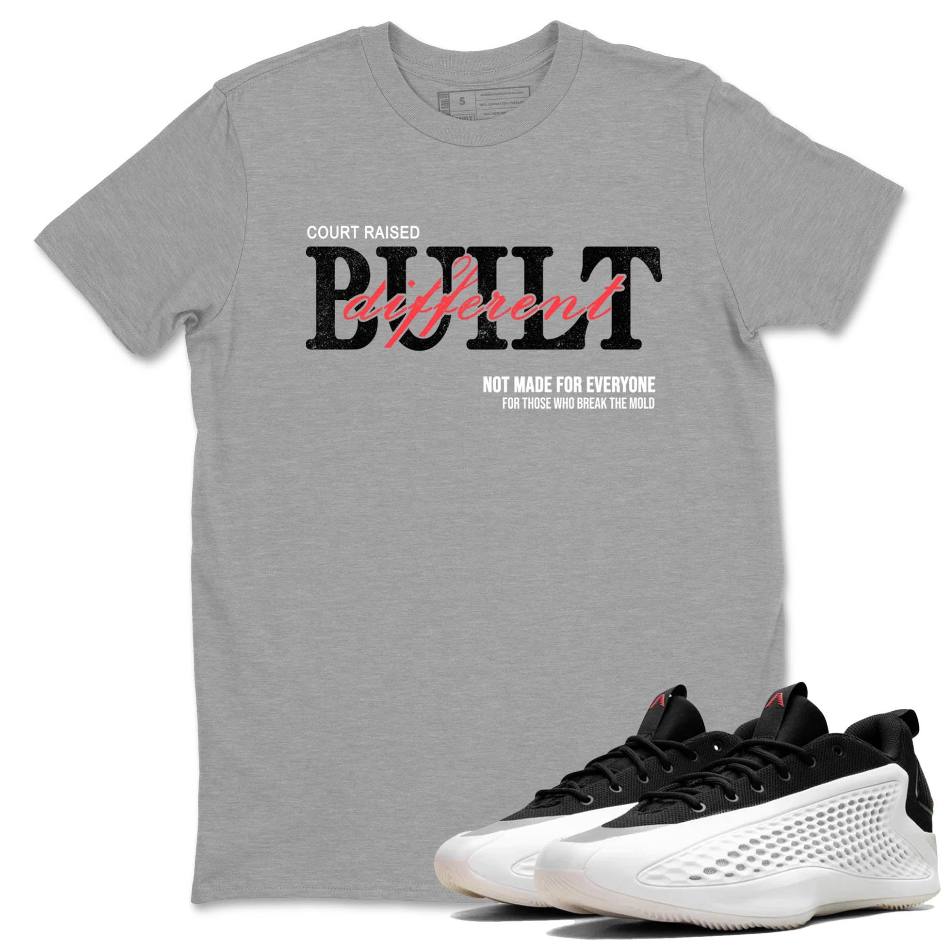 Sneaker Threads – Sneaker Tees To Match Adidas AE 1 Best Of Adi – Vintage Built Different Graphic Tee Heather Grey 1. Perfect for Jordan releases 2025 colorways. AE 1 Best Of Adi: Perfect for Anthony Edwards basketball sneaker drops and bold black, white, and red colorways from 2025.