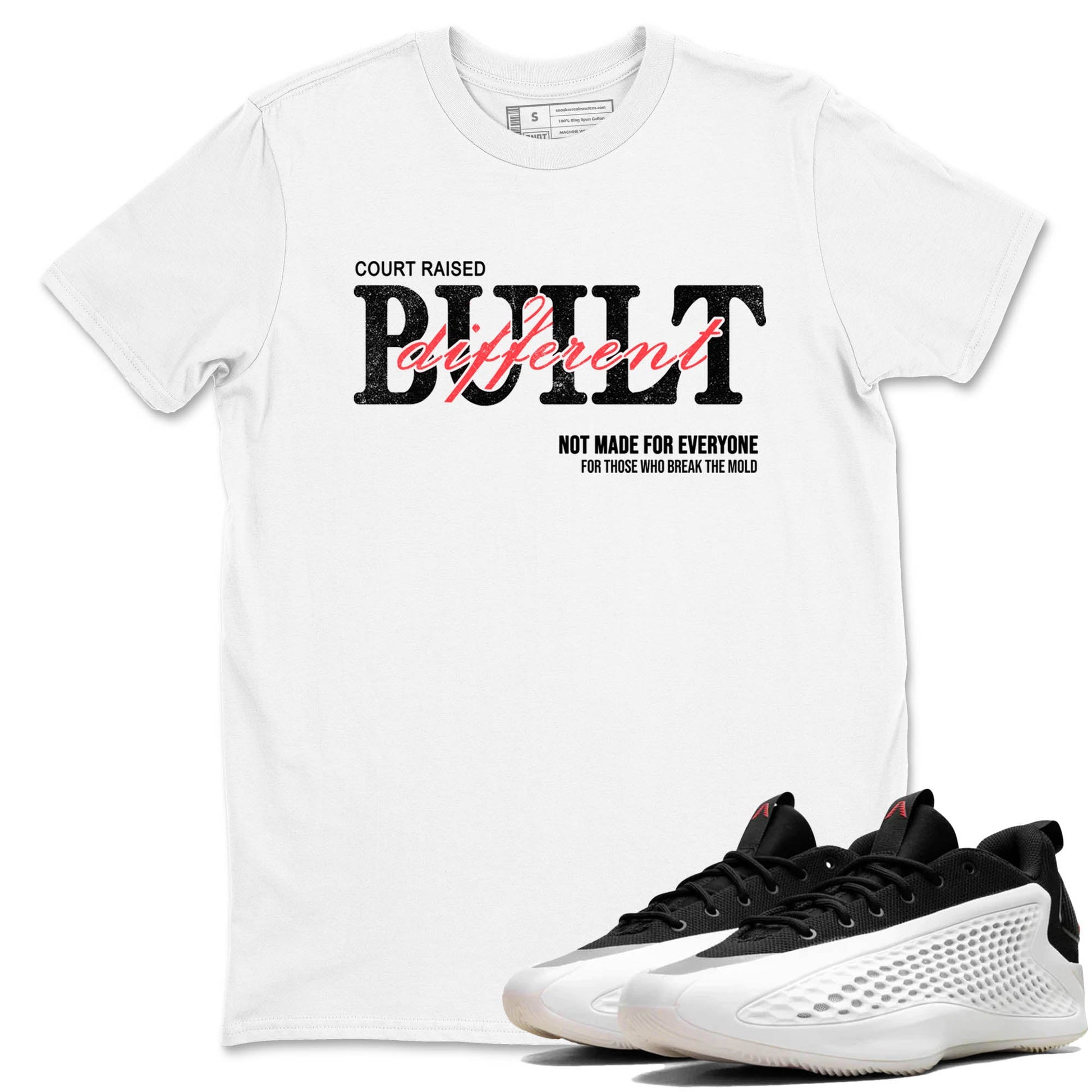 Sneaker Threads – Sneaker Tees To Match Adidas AE 1 Best Of Adi – Vintage Built Different Graphic Tee White 1. Perfect for Jordan releases 2025 colorways. AE 1 Best Of Adi: Perfect for Anthony Edwards basketball sneaker drops and bold black, white, and red colorways from 2025.