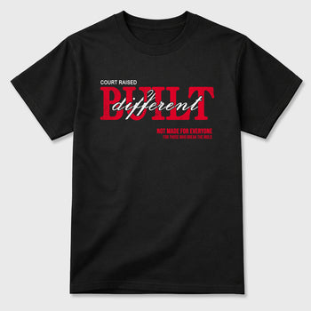 Sneaker match tees – Sneaker Tees To Match Air Jordan 1 Banned Shoes – Vintage Built Different Tee Black 2