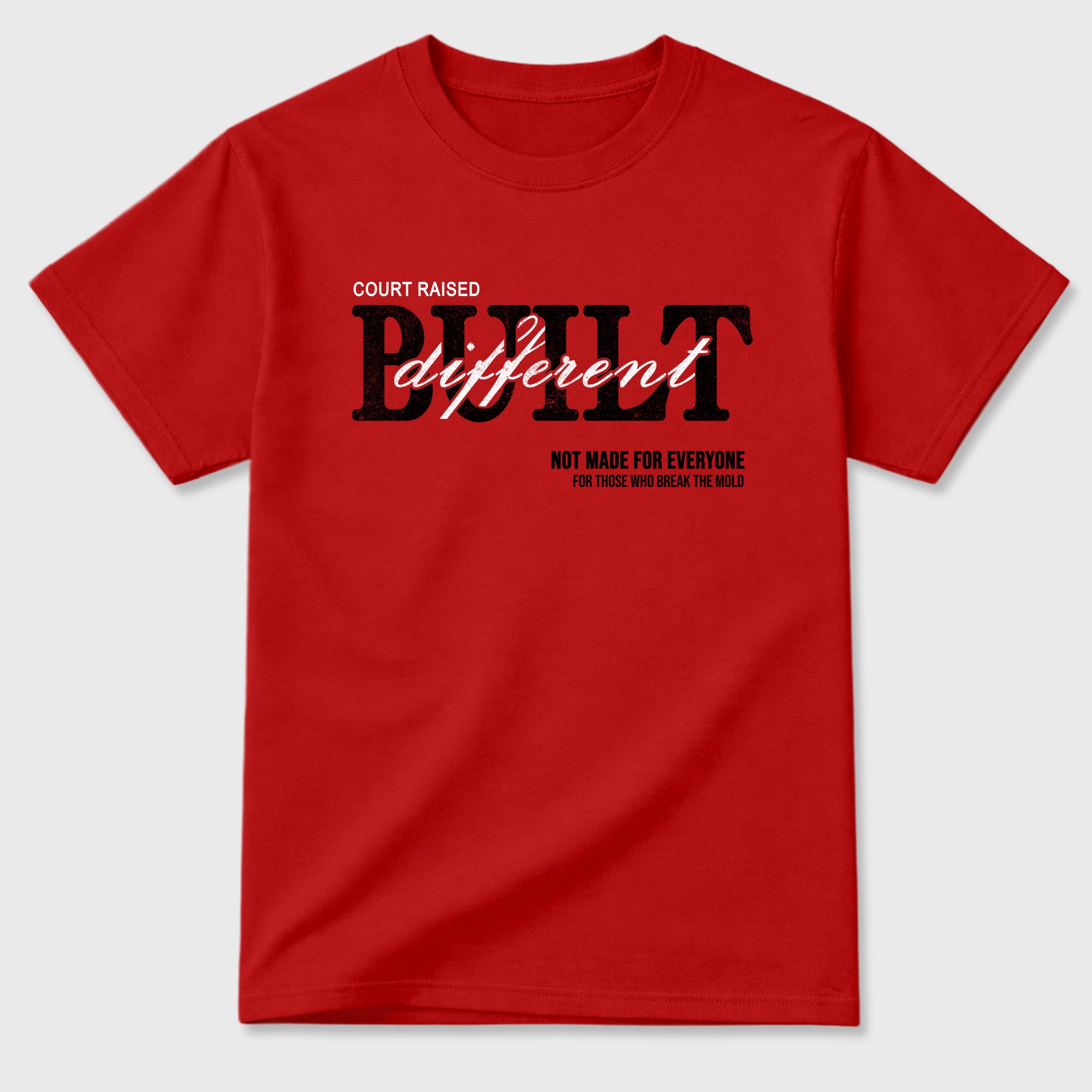 Sneaker match tees – Sneaker Tees To Match Air Jordan 1 Banned Shoes – Vintage Built Different Tee Red 2