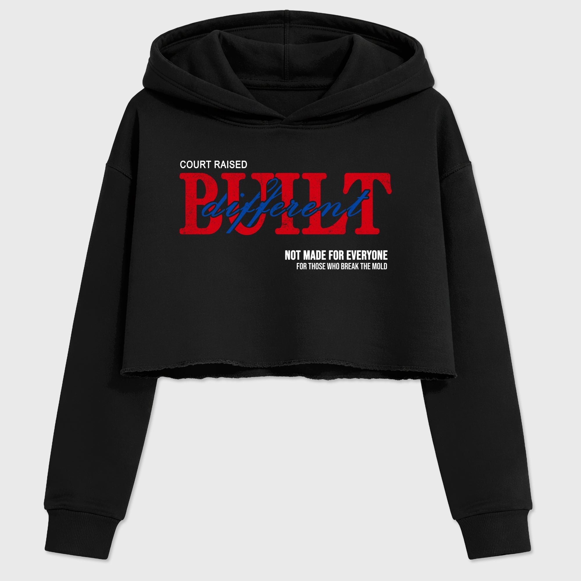 Sneaker match tees – Sneaker Tees To Match Air Jordan 1 Union x Fragment Shoes – Vintage Built Different Crop T-Shirt Black 2
