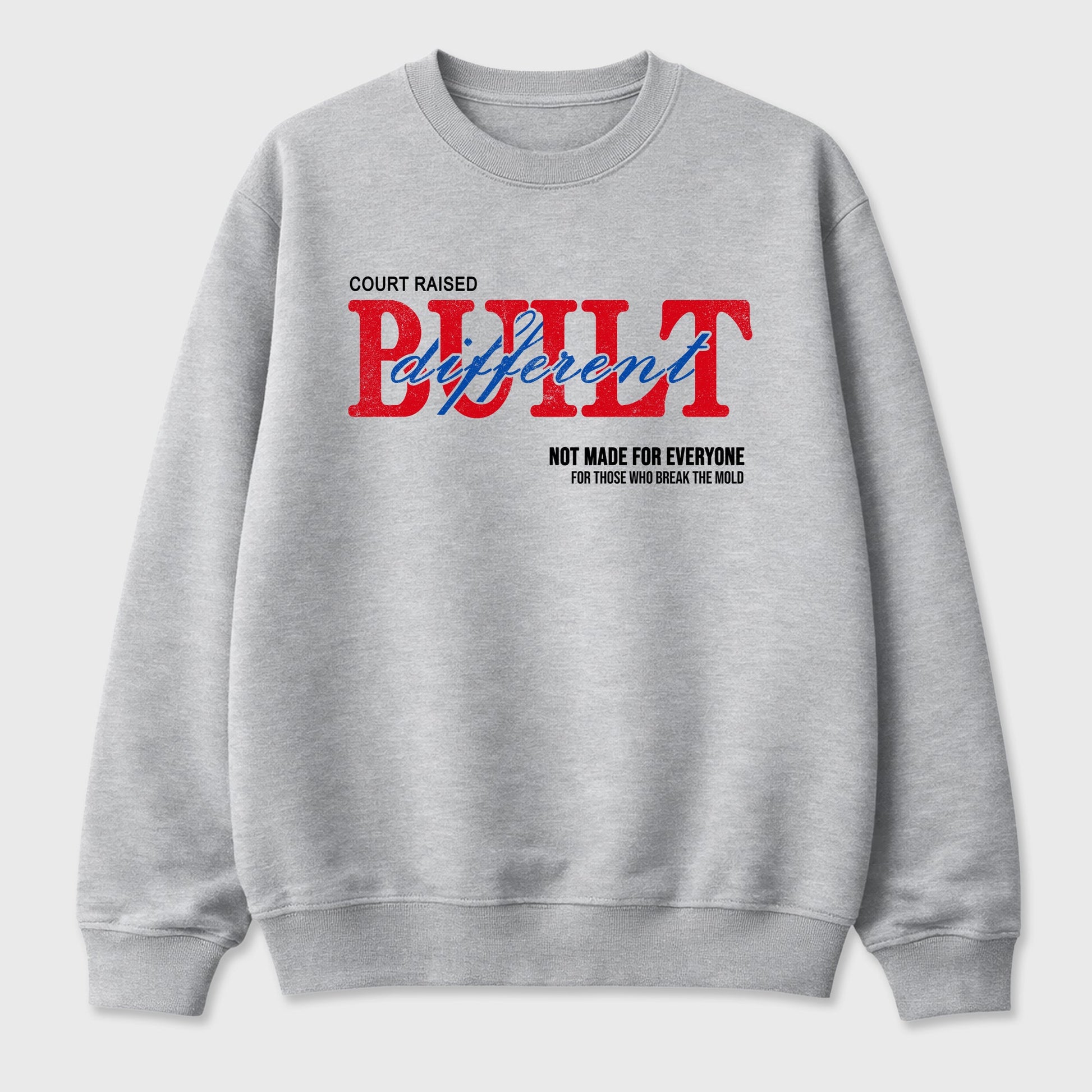 Sneaker match tees – Sneaker Tees To Match Air Jordan 1 Union x Fragment Shoes – Vintage Built Different Tee Heather Grey 2