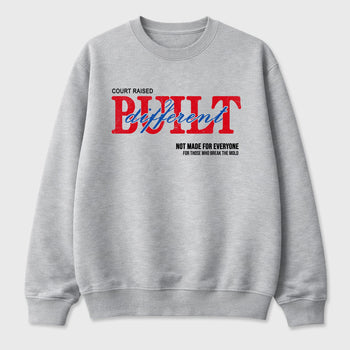 Sneaker match tees – Sneaker Tees To Match Air Jordan 1 Union x Fragment Shoes – Vintage Built Different Tee Heather Grey 2