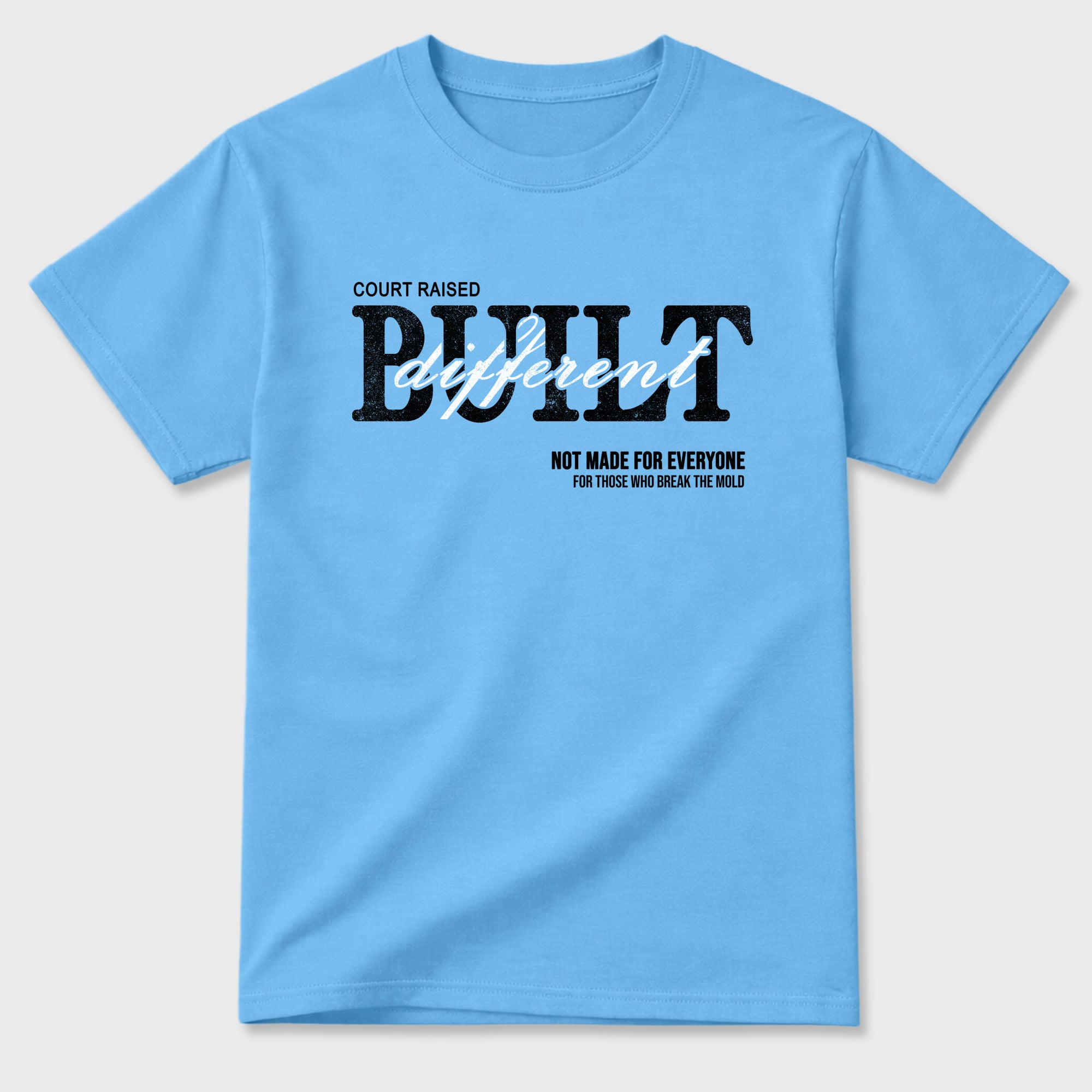 Sneaker match tees – Sneaker Tees To Match Air Jordan 14 University Blue Shoes – Vintage Built Different Tee Carolina Blue 2