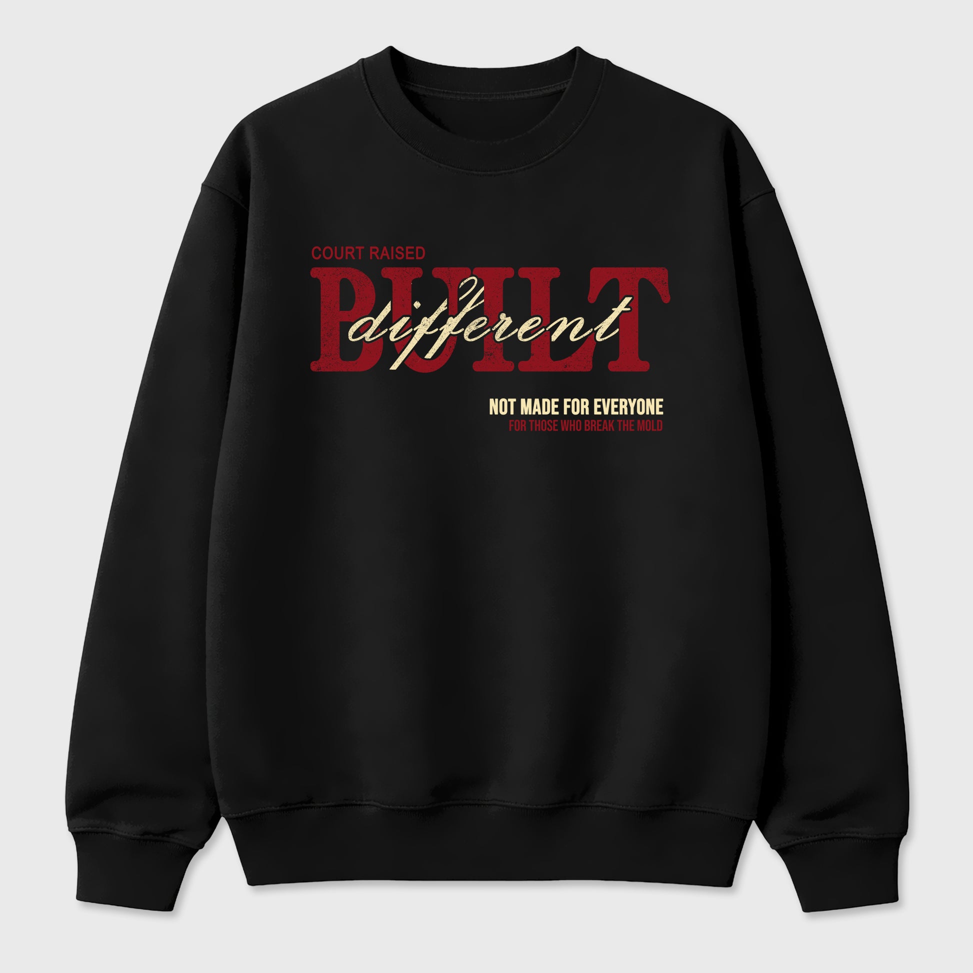Vintage Built Different Graphic T-Shirt sneaker match tee designed for the Air Jordan 3 Bin 23, featuring coordinated color options for a perfect streetwear match. Black 2 shirt.