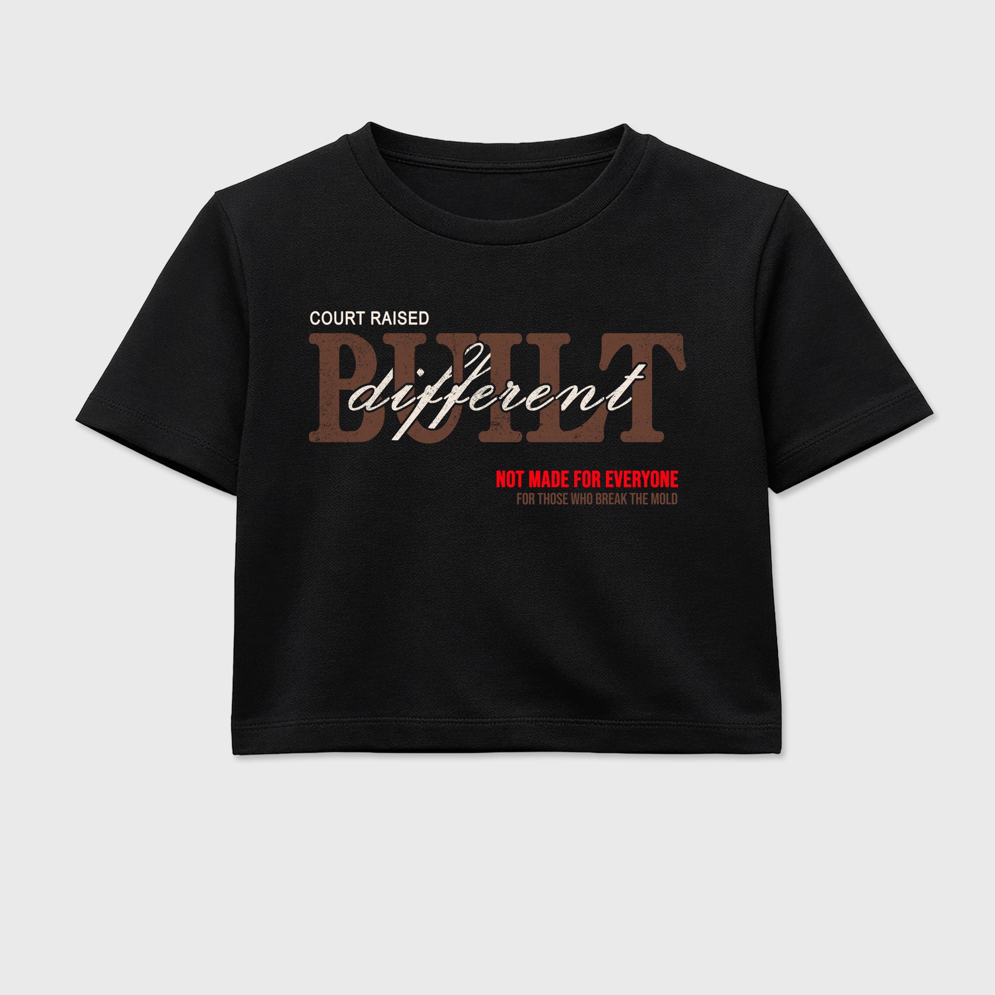 Sneaker match tees – Sneaker Tees To Match Air Jordan 3 World's Best Dad Shoes – Vintage Built Different Crop T-Shirt Black 2