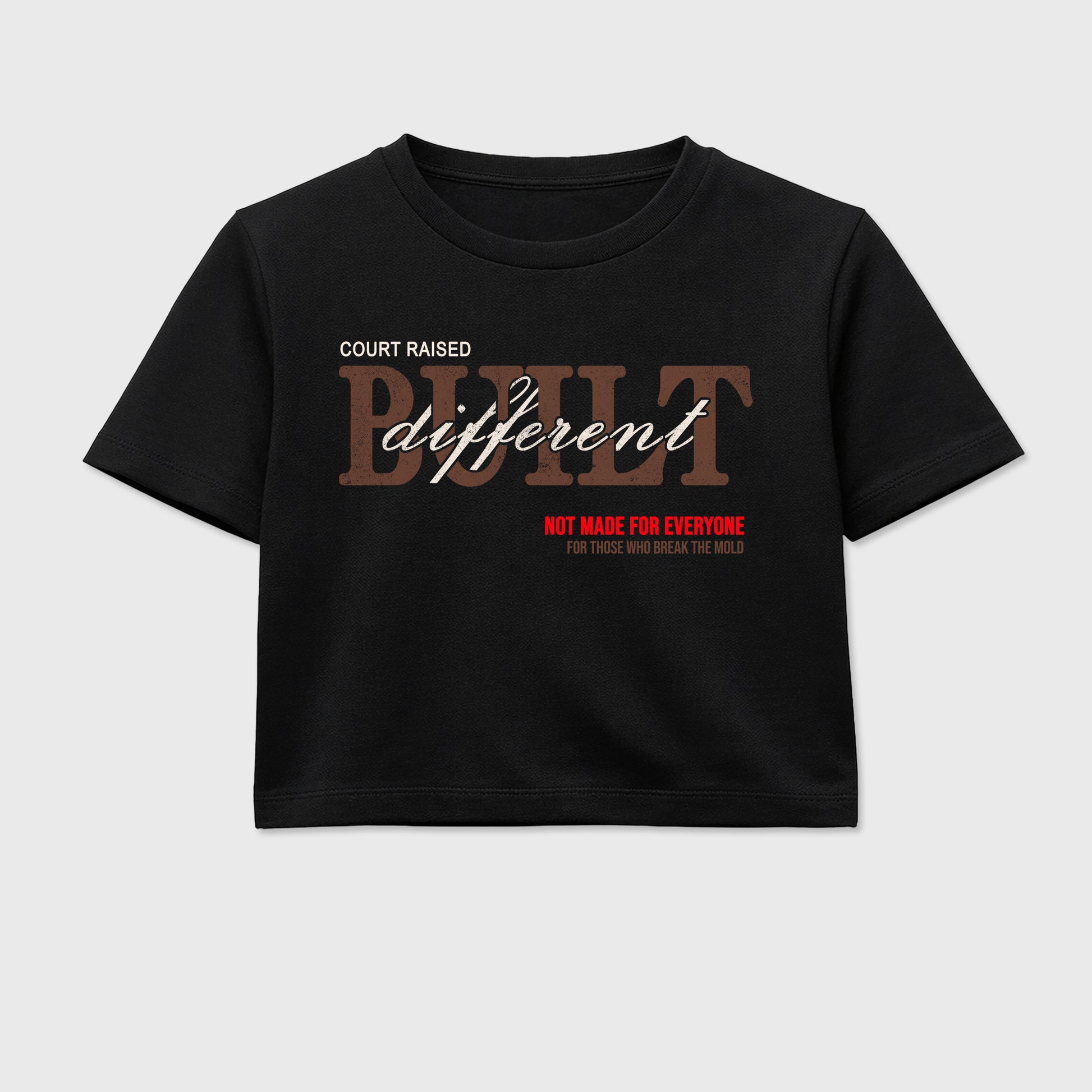 Sneaker match tees – Sneaker Tees To Match Air Jordan 3 World's Best Dad Shoes – Vintage Built Different Crop T-Shirt Black 2