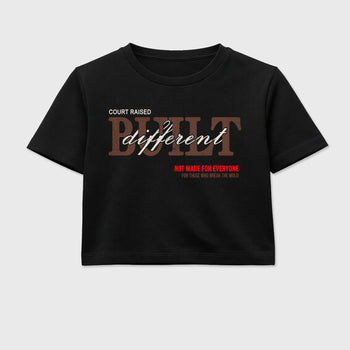 Sneaker match tees – Sneaker Tees To Match Air Jordan 3 World's Best Dad Shoes – Vintage Built Different Crop T-Shirt Black 2