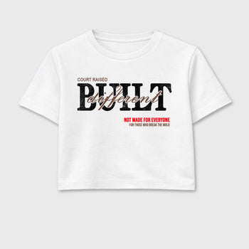 Sneaker match tees – Sneaker Tees To Match Air Jordan 3 World's Best Dad Shoes – Vintage Built Different Crop T-Shirt White 2