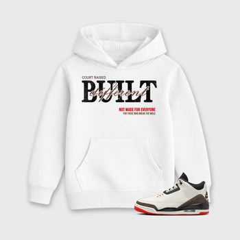 Sneaker match tees – Sneaker Tees To Match Air Jordan 3 World's Best Dad Shoes – Vintage Built Different Kids T-Shirt White 1
