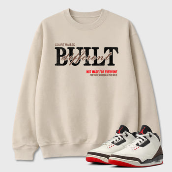Sneaker match tees – Sneaker Tees To Match Air Jordan 3 World's Best Dad Shoes – Vintage Built Different Tee Natural 1