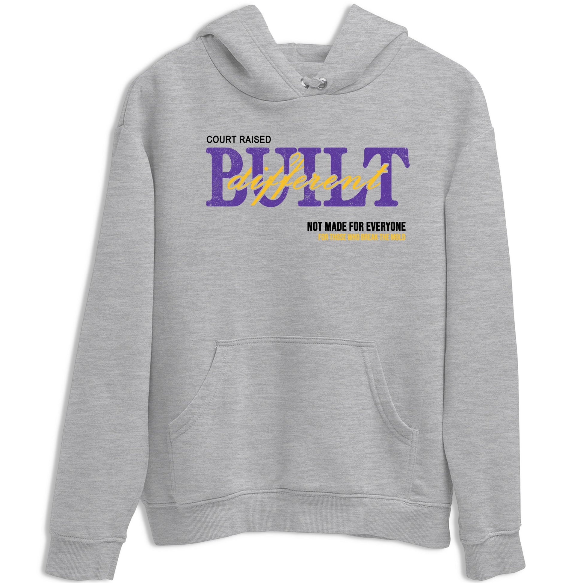 Sneaker match tees – Sneaker Tees To Match Air Jordan 4 Lakeshow Shoes – Vintage Built Different Tee Heather Grey 2