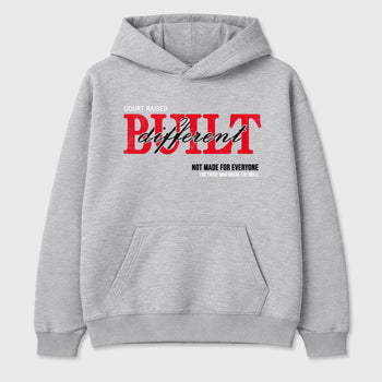 Vintage Built Different Graphic T-Shirt sneaker match tee designed for the Air Jordan 4 Toro Bravo, featuring coordinated color options for a perfect streetwear match. Heather Grey 2 shirt.