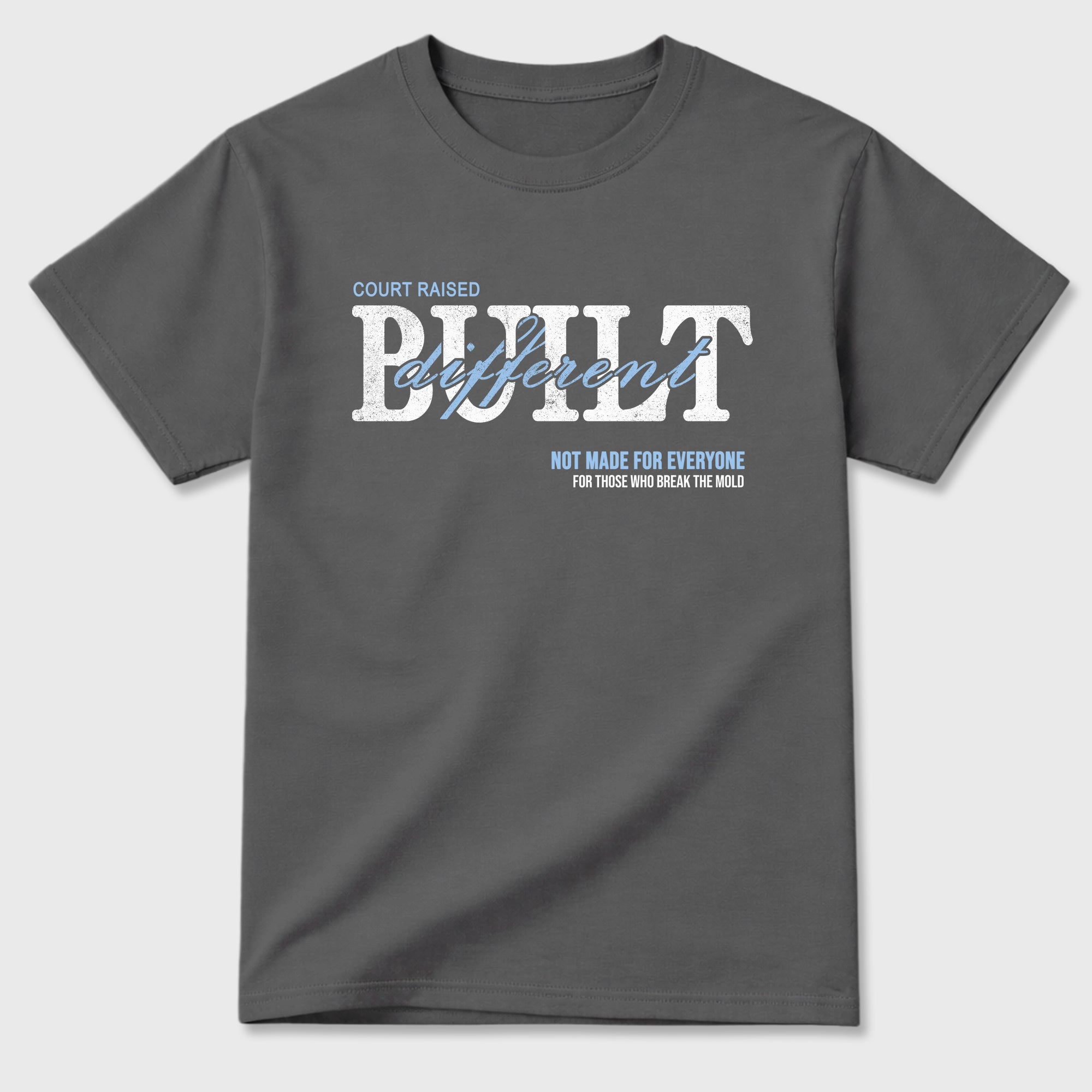 Sneaker match tees – Sneaker Tees To Match Air Jordan 5 White Metallic Shoes – Vintage Built Different Tee Cool Grey 2