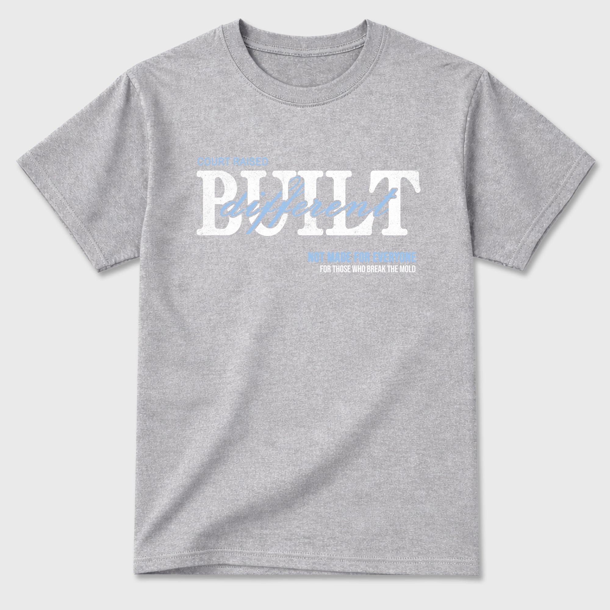 Sneaker match tees – Sneaker Tees To Match Air Jordan 5 White Metallic Shoes – Vintage Built Different Tee Heather Grey 2