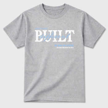 Sneaker match tees – Sneaker Tees To Match Air Jordan 5 White Metallic Shoes – Vintage Built Different Tee Heather Grey 2