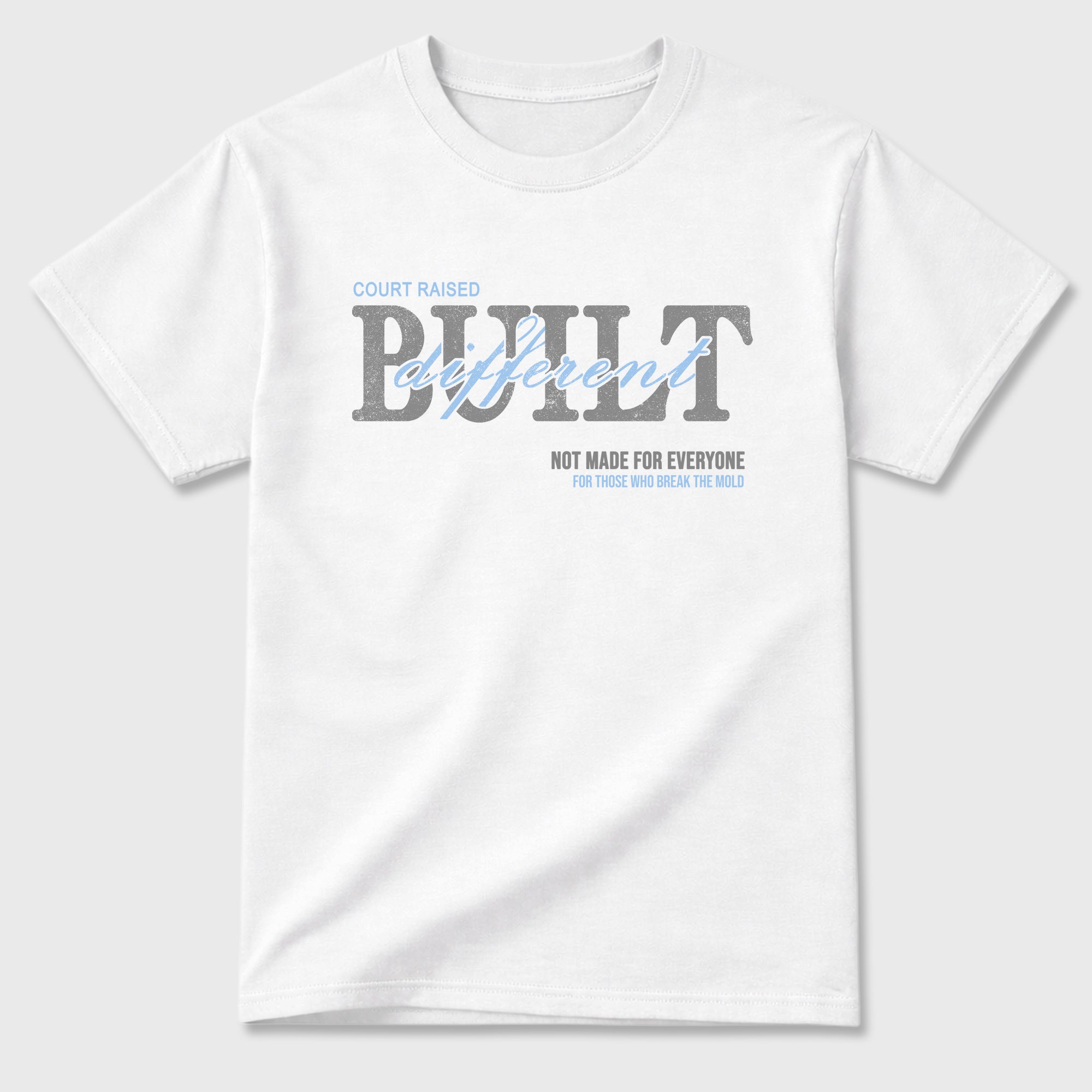 Sneaker match tees – Sneaker Tees To Match Air Jordan 5 White Metallic Shoes – Vintage Built Different Tee White 2