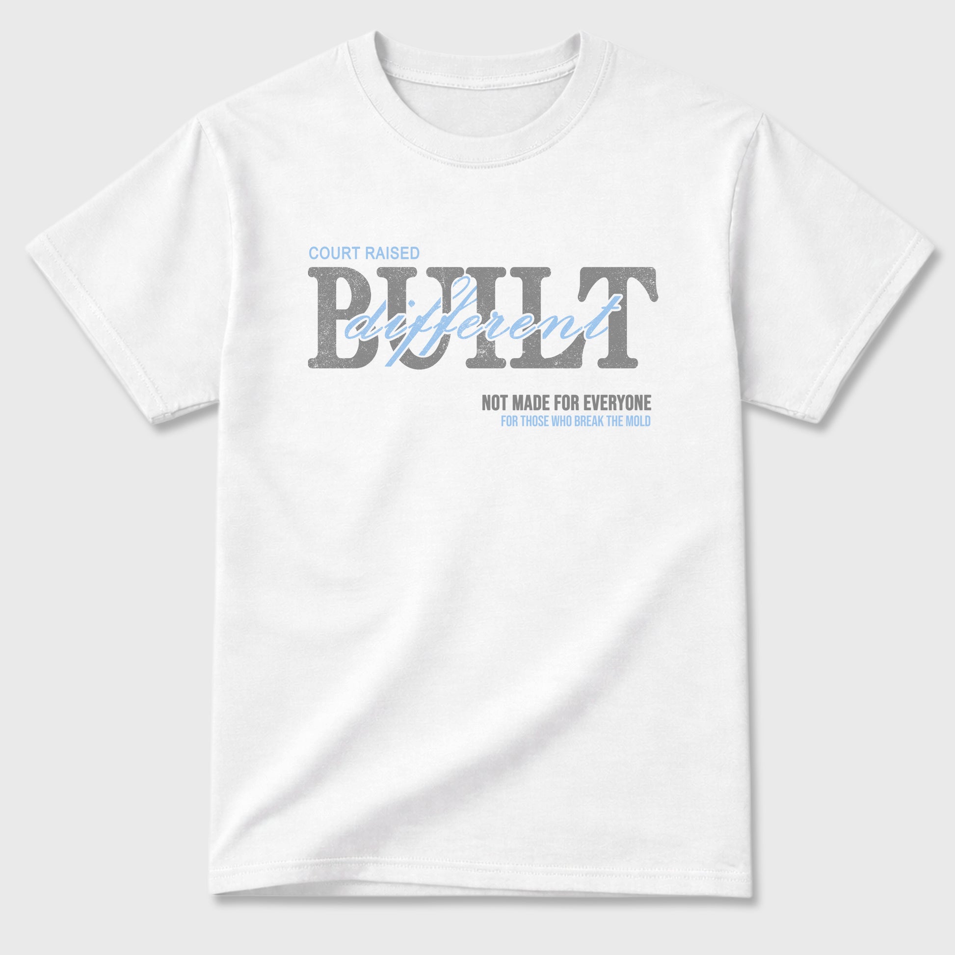 Sneaker match tees – Sneaker Tees To Match Air Jordan 5 White Metallic Shoes – Vintage Built Different Tee White 2