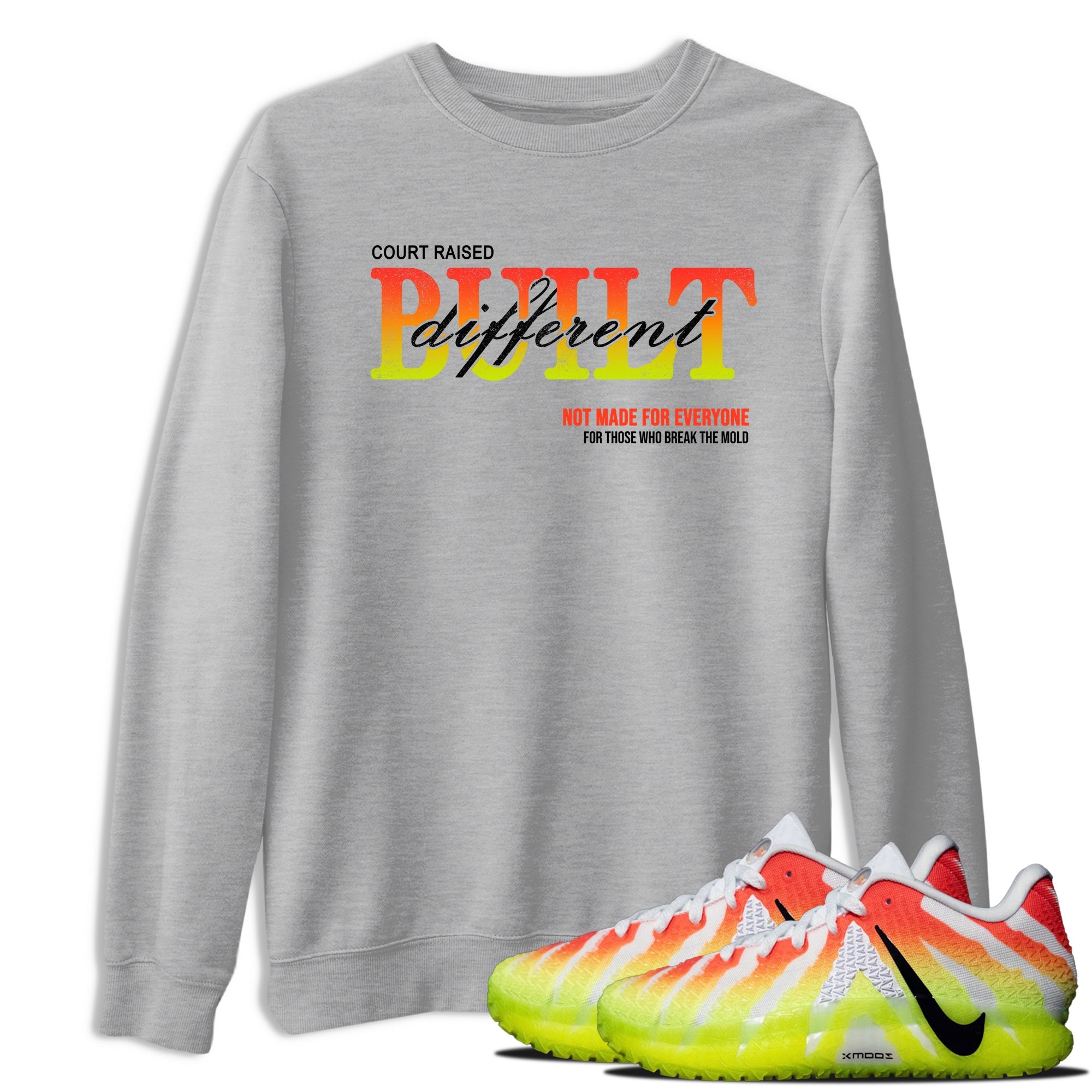 Sneaker match tees – Sneaker Tees To Match Nike JA 3 Under The Christmas Tree JA 3 'Snowed In'  Shoes – Vintage Built Different Tee Heather Grey 1
